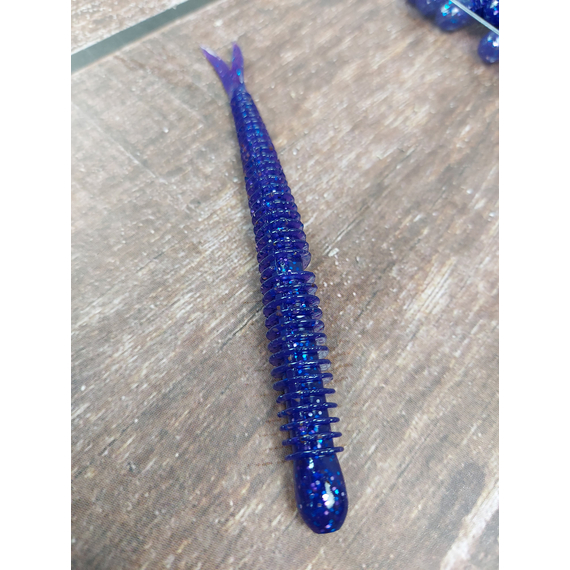 Силікон Keitech Live Impact 4" (10 шт/упак), колір:ea#04 violet, Довжина силікону: 4" (10.2 см), Колір силікону: EA#04 Violet, фото , изображение 6