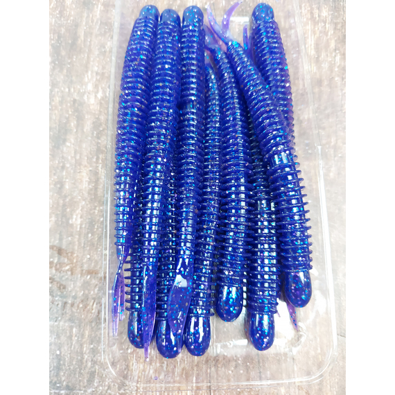 Силікон Keitech Live Impact 4" (10 шт/упак), колір:ea#04 violet, Довжина силікону: 4" (10.2 см), Колір силікону: EA#04 Violet, фото , изображение 9