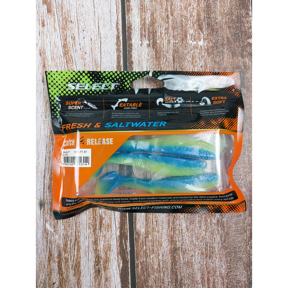 Силікон Select Boozer 4" #245 (3 шт / уп), Длина силикона: 4.0" (10.16 см), Расцветка силикона: 245, фото , изображение 4