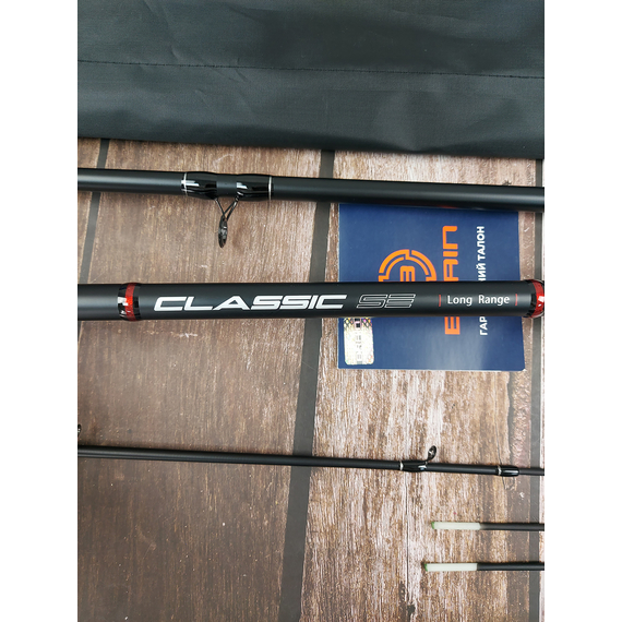 Фідер Brain Classic SE 3.60м / до 200гр — потужне і дальнобійне + 3 вершинки в комплекті, Модель: 3.6m 200g, фото , изображение 11
