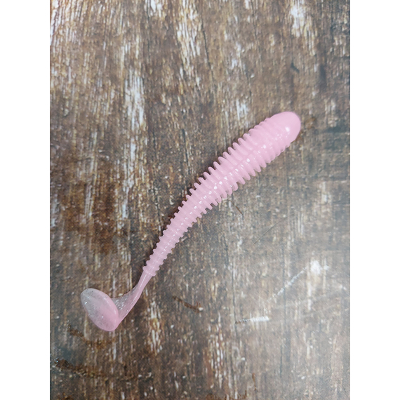 Силикон Keitech Swing Impact 2.5" (10 шт/упак) ц:ea#10 pink silver glow, Длина силикона: 2.5" (6.3 см), Расцветка силикона: EA#10 Pink Silver Glow, фото , изображение 7