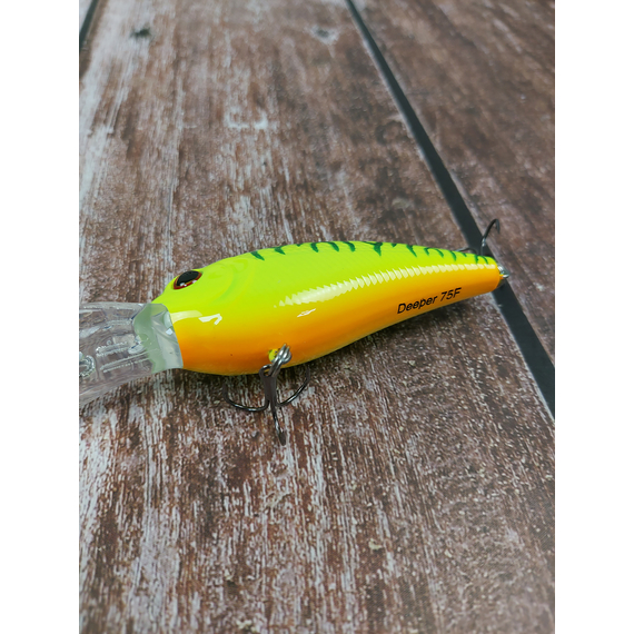 Воблер X-Fish Deeper 75F 75mm 23g #050 (5.0-6.0m), Розмір/Вага: 75mm/23g, Колір воблера: 050, фото , изображение 7