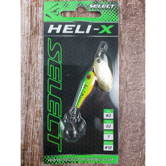 Блешня Select Heli-X №2 7.0g #02, Вага блешні: 7г, Колір блешні: 02, фото , изображение 2