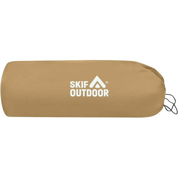 Каремат самонадувний Skif Outdoor Expedition I, 188x132/100x5 cm, ц:khaki, фото , изображение 6