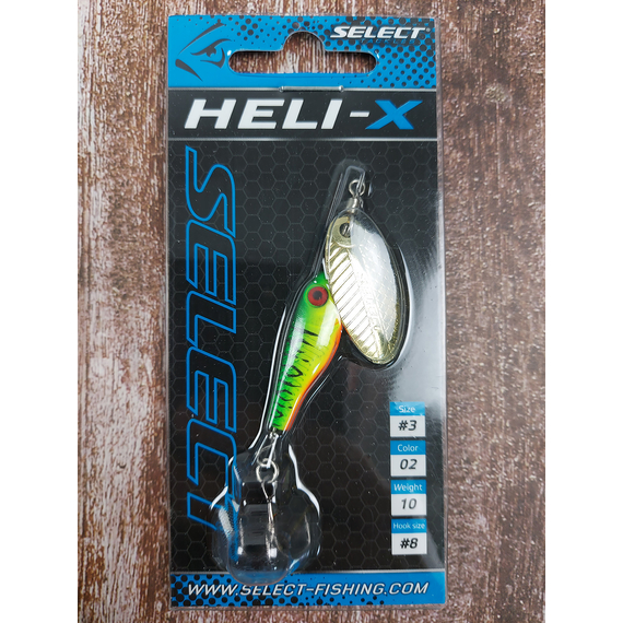 Блешня Select Heli-X №3 10.0g #02, Вага блешні: 10г, Колір блешні: 02, фото , изображение 2