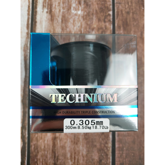 Жилка SHIMANO TECHNIUM 300m 0.305mm 8.5kg (TEC30030PB), Діаметр: 0.305, Розмотування: 300m, фото , изображение 3