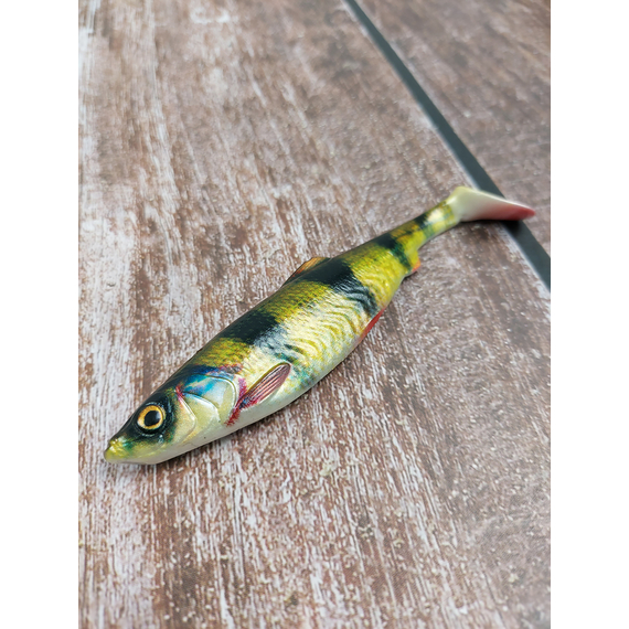 Силікон Savage Gear LB 4D Herring Shad 110mm 9.0g Perch (поштучно), Довжина силікону: 110mm, Колір силікону: Perch, фото , изображение 4