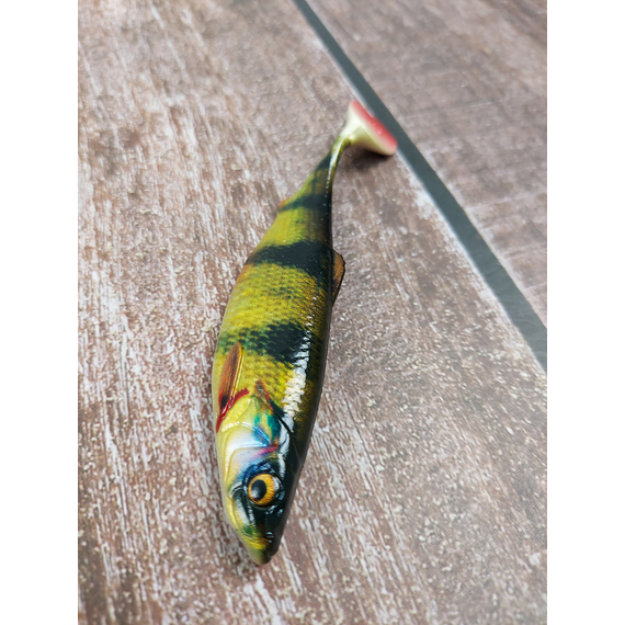 Силікон Savage Gear LB 4D Herring Shad 110mm 9.0g Perch (поштучно), Довжина силікону: 110mm, Колір силікону: Perch, фото , изображение 5
