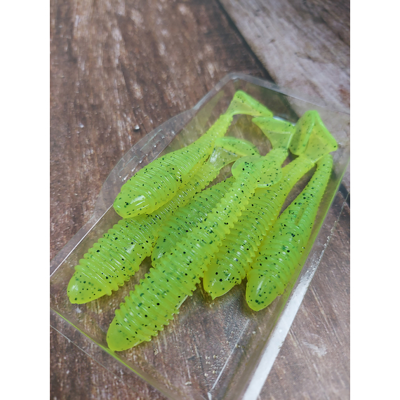 Силикон Select Fatfish 3" col.072 (6 шт/упак), Длина силикона: 3" (7.62 см), Расцветка силикона: 072, фото , изображение 8