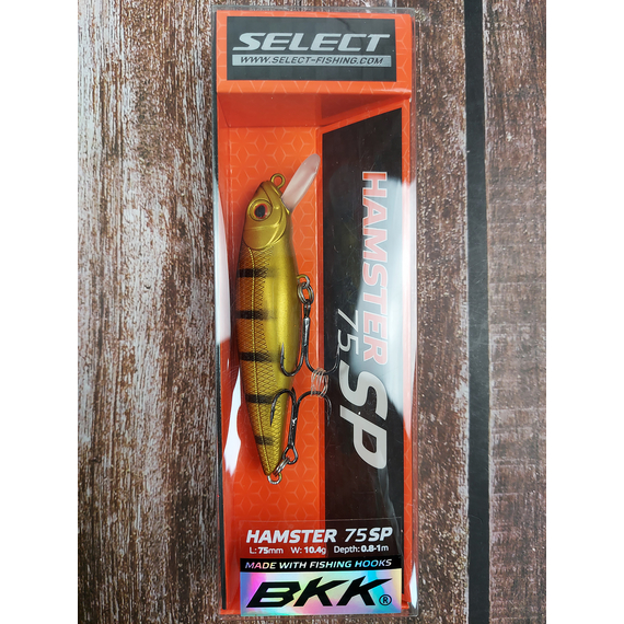 Воблер Select Hamster 75SP 75mm 10.4g #23 (0.8-1.0m), Розмір/Вага: 75mm/10g, Колір воблера: col.23, фото , изображение 2