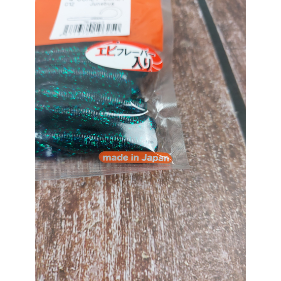 Силікон Reins Curly Curly 4" 012 Junebug (15шт/уп), Довжина силікону: 3,3`` (8,38 см), Колір силікону: 012 Junebug, фото , изображение 3