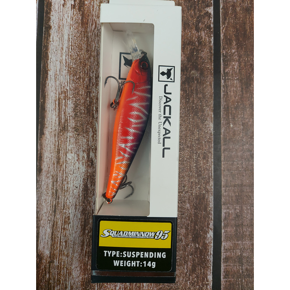 Воблер Jackall Squad Minnow 95SP 95mm 14.0g TH Hot Orange, Розмір/Вага: 95мм/14г, Колір воблера: TH Hot Orange, фото , изображение 2