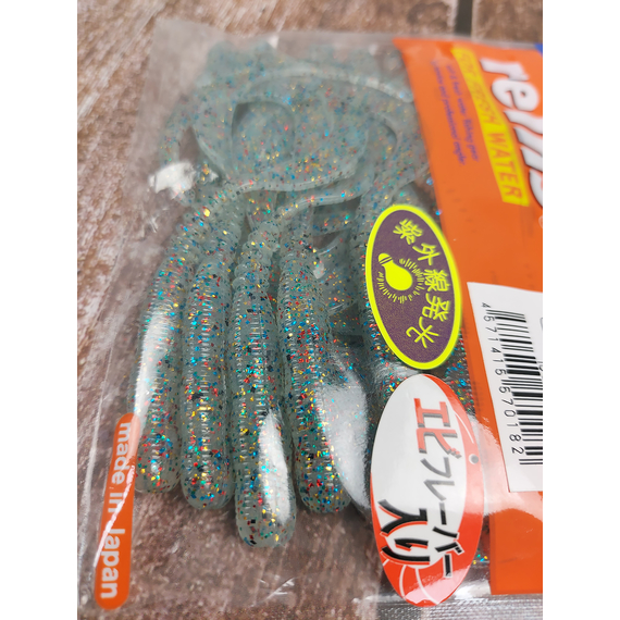 Силікон Reins Curly Curly 204 UV All Stars (15шт/уп), Довжина силікону: 4.0" (10,16 см), Колір силікону: 204 UV All Stars, фото , изображение 4