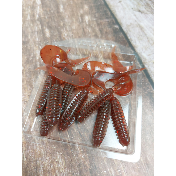 Силикон Select Freek 2.3" col.103 (8 шт/упак), Длина силикона: 2.3" (4.3 см), Расцветка силикона: 103, фото , изображение 5