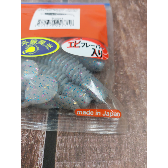 Силікон Reins Bubbling Shad 4" 211 UV Pearl Candy (8шт/уп), Довжина силікону: 4.0" (10,16 см), Колір силікону: 211 UV Pearl Candy, фото , изображение 3