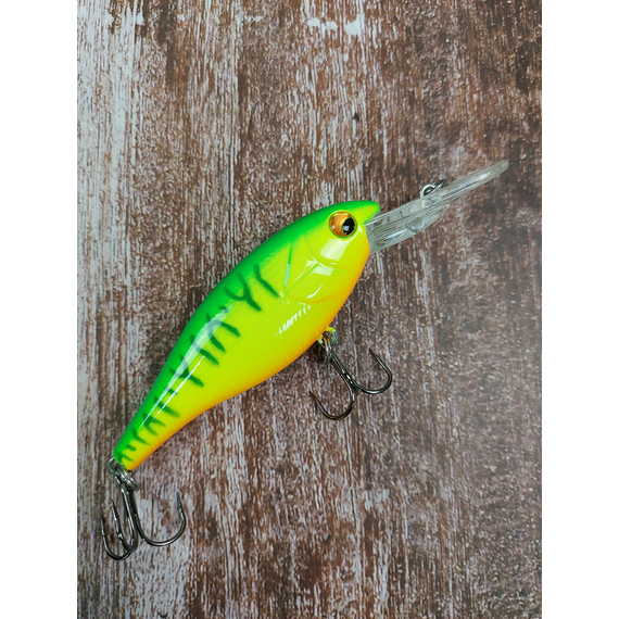 Воблер X-Fish Beaver 70F 70mm 10.5g #050 (1.8-2.5m), Размер/Вес: 70mm/10.5g, Цвет воблера: 050, фото , изображение 8