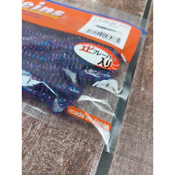 Reins Bubbling Shad 3" 407 Pione (8 шт.), Длина силикона: 3.0" (7,62 см), Расцветка силикона: 407 Pione, фото , изображение 3