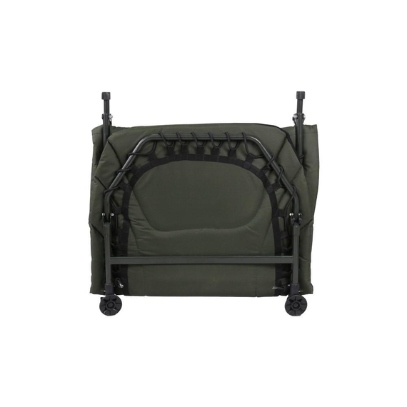 Розкладачка коропова Fishing ROI, 6 ніжок, неопренова подушка, підголовник, фото , изображение 4