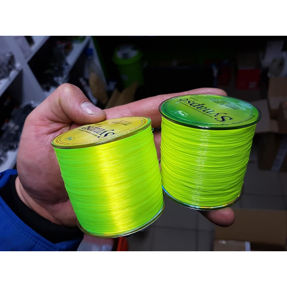 Волосінь Katran Synapse Citron 1000m (лимон.) 0.286mm 13.25lb/6kg, Діаметр: 0.28, Розмотування: 1000m, фото , изображение 5