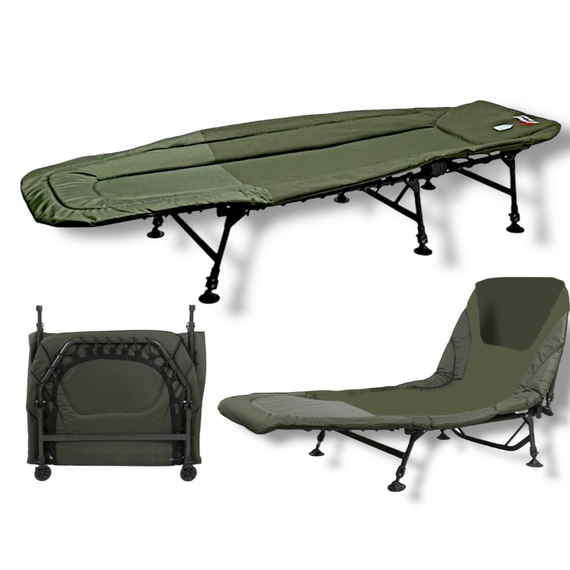 Розкладачка для рибалки Fishing ROI TFB006, 6 ніжок, посилена рама, фото , изображение 2