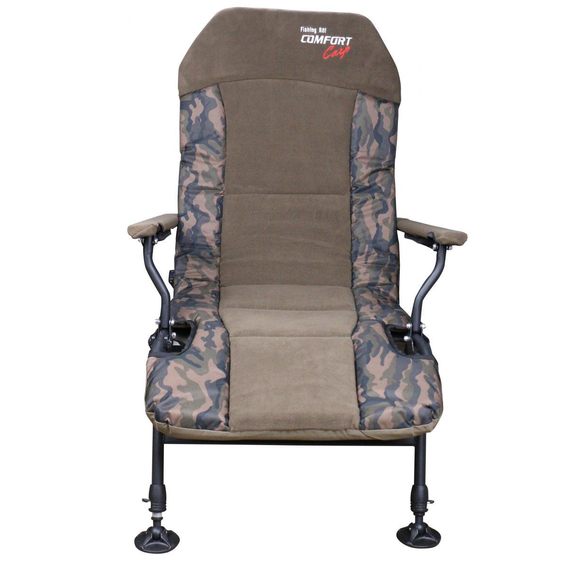 Крісло коропове Fishing ROI Lazy Recline-Chair HYC048-R, підлокітники, регулювання спинки, фото , изображение 2