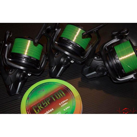 Жилка Katran Crypton Symbios 1000m (neon/brown) 0.309mm 15.5lb/7.03kg, Діаметр: 0.31, Розмотування: 1000m, фото , изображение 10