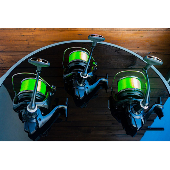 Жилка Katran Synapse Neon 1000m (neon-yellow) 0.309mm 15.55lb, Діаметр: 0.31, Розмотування: 1000m, фото , изображение 4