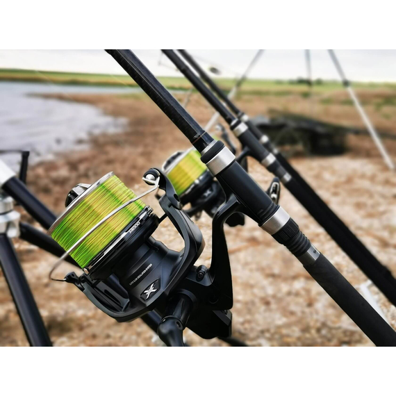 Жилка Katran Crypton Symbios 1500m (neon/brown) 0.215mm 7.79lb/3.53kg, Діаметр: 0.22, Розмотування: 1500m, фото , изображение 13