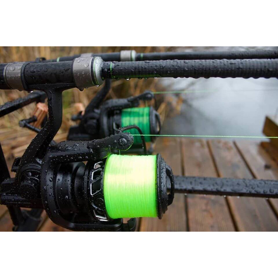 Жилка Katran Synapse Neon 1000m (neon-yellow) 0.309mm 15.55lb, Діаметр: 0.31, Розмотування: 1000m, фото , изображение 9