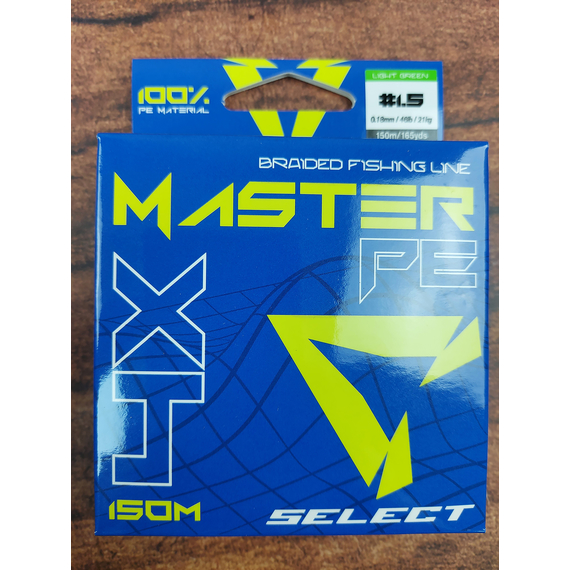 Шнур Select Master PE 150m (салат.) 0.18мм 21кг, Діаметр: 0.18mm, Розмотування: 150m, Колір: салатовый, фото , изображение 6