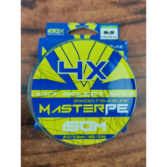 Шнур Select Master PE 150m (салат.) 0.18мм 21кг, Діаметр: 0.18mm, Розмотування: 150m, Колір: салатовый, фото , изображение 9