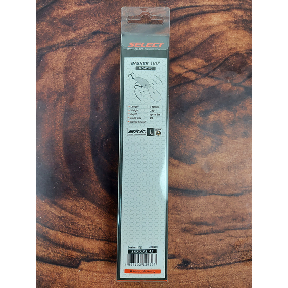 Воблер Select Basher 110F 110mm 23.0g S49 (max 6.0m), Розмір/Вага: 110mm/23g, Колір воблера: S49, фото , изображение 4
