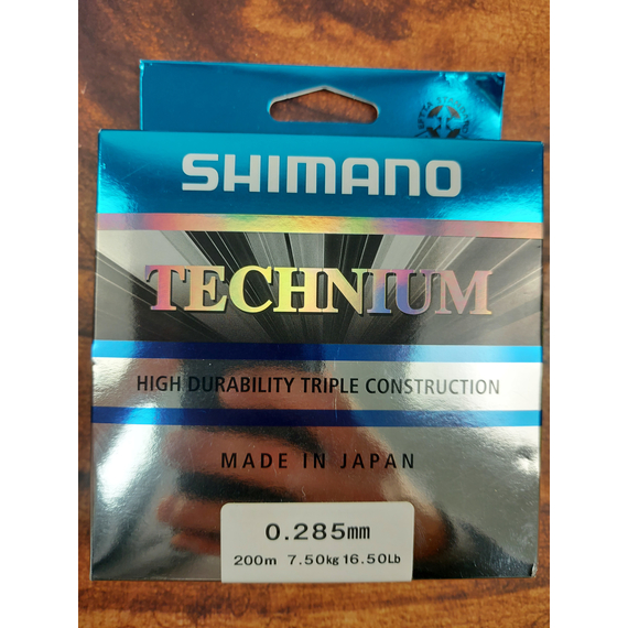 Леска SHIMANO TECHNIUM 200m 0.285mm 7.5kg (TEC20028), Диаметр: 0.285, Размотка: 200m, фото , изображение 4