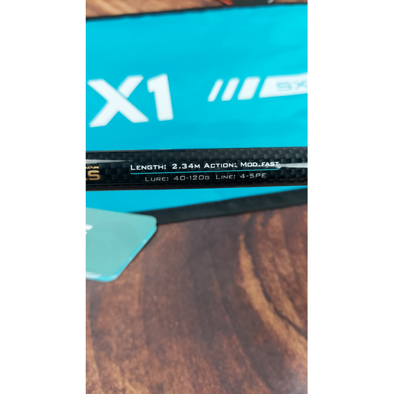 Спиннинг Favorite SW X1 Offshore 7815H 2.38m 40-120g PE #4.0-5.0 Mod.Fast, фото , изображение 9