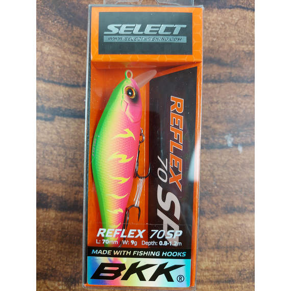 Воблер Select Reflex 70SP 70mm 9.0g #04 (0.8-1.2m), Размер/Вес: 70mm/9g, Цвет воблера: col.04, фото , изображение 7