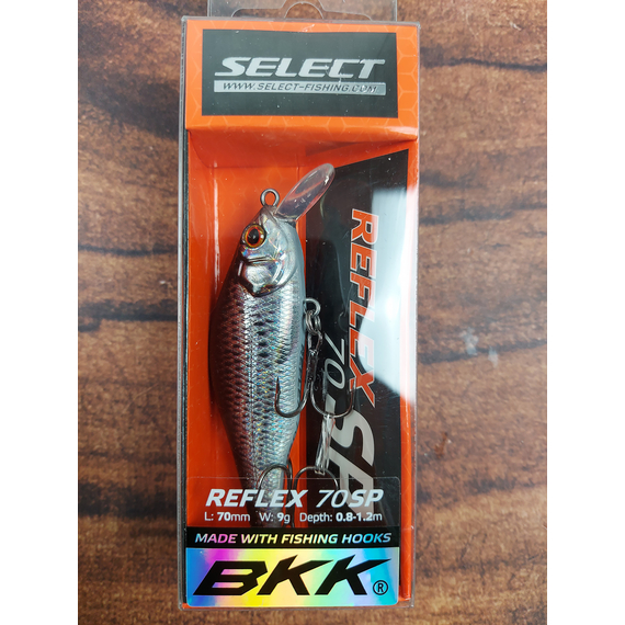 Воблер Select Reflex 70SP 70mm 9.0g S46 (0.8-1.2m), Размер/Вес: 70mm/9g, Цвет воблера: S46, фото , изображение 2