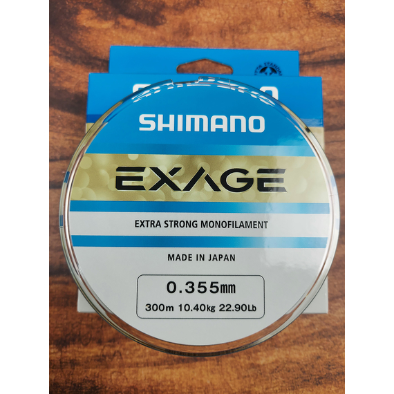 Жилка Shimano Exage 300m 0.355mm 10.4kg, Діаметр: 0.355, Розмотування: 300m, фото , изображение 5