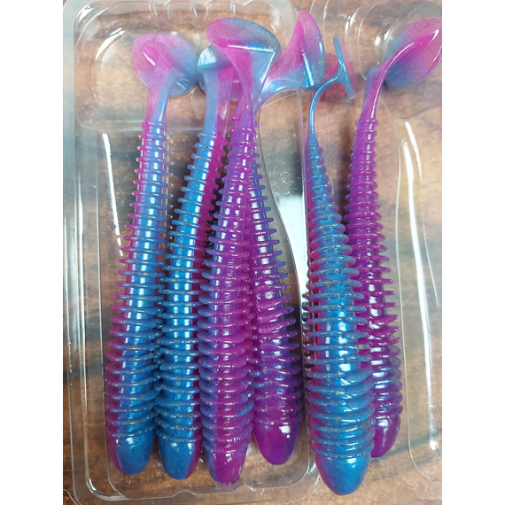 Силикон Keitech Swing Impact 4.5" (6 шт/уп) ц:473 morning dawn, Длина силикона: 4.5" (11.4 см), Расцветка силикона: 473 Morning Dawn, фото , изображение 6