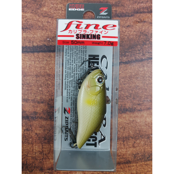 Воблер ZipBaits Calibra Fine 50mm 7.0g #010, Размер/Вес: 50мм/7.0г, Цвет воблера: 010, фото , изображение 4