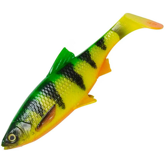 Силікон Savage Gear 3D LB River Roach 220mm 125.0g Firetiger (поштучно), Довжина силікону: 220mm, Колір силікону: Firetiger, фото 
