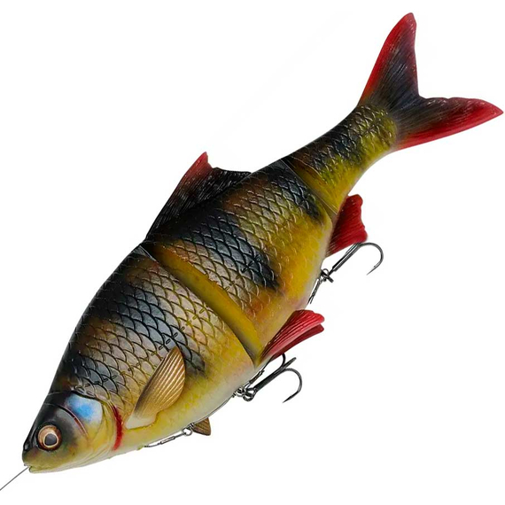 Силікон Savage Gear 4D Line Thru Roach SS 180mm 80.0g Perch (поштучно), Довжина силікону: 180mm, Колір силікону: Perch, фото 
