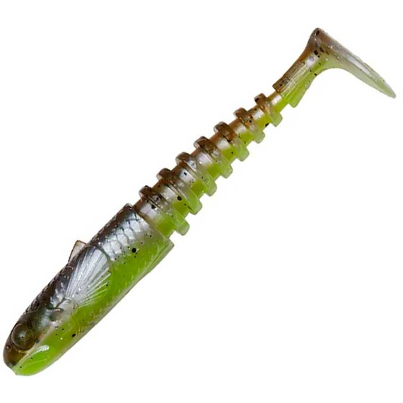 Силікон Savage Gear Gobster Shad 115mm 16.0g Green Pearl Yellow (5 шт / уп), Довжина силікону: 115mm, Колір силікону: Green Pearl Yellow, фото 