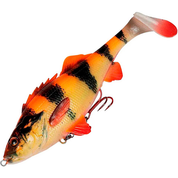 Силікон Savage Gear 4D Perch Shad SS 175mm 67.0g #03 Albino (поштучно), Довжина силікону: 175mm, Колір силікону: 03 Albino, фото 