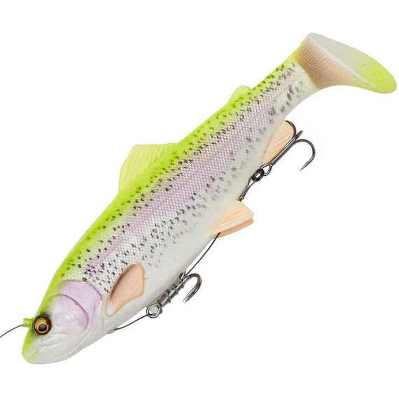 Силікон Savage Gear 4D Line Thru Rattle Trout S 275mm 258.0g Lemon Trout (поштучно), Довжина силікону: 275mm, Колір силікону: Lemon Trout, фото 