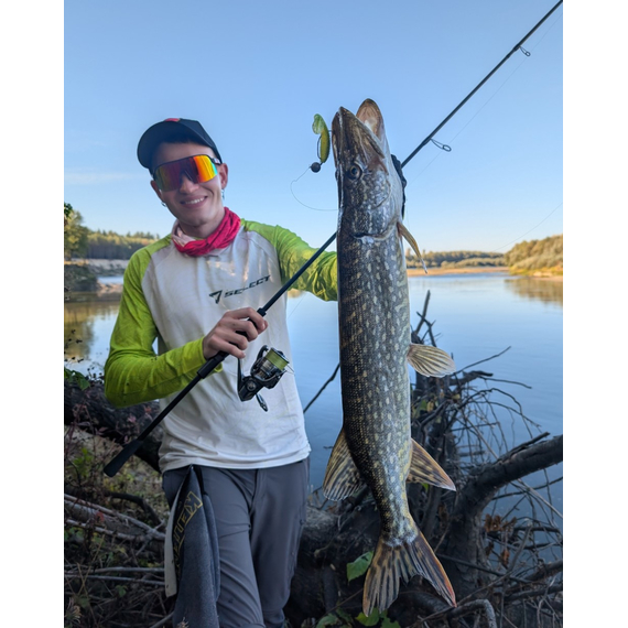 Риболовна рукавичка Select Pike-II ліва M — для безпечного виважування риби, комфортна та водостійка (+ карабін із магнітним кріпленням), Розмір: M (ліва), фото , изображение 9