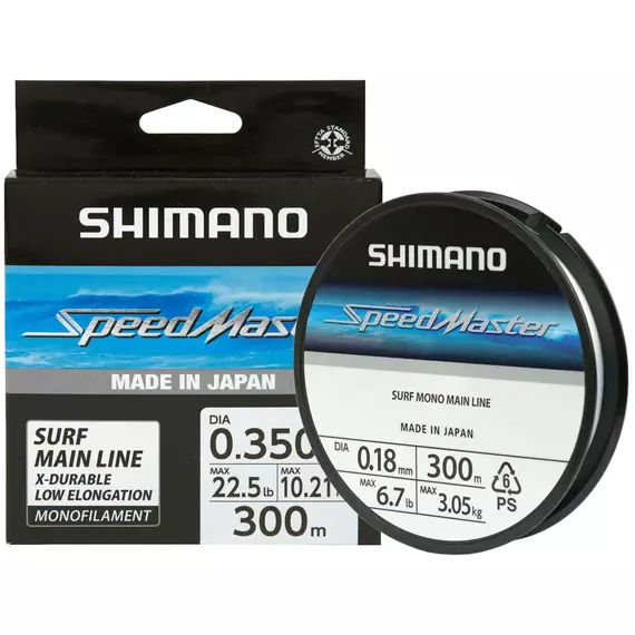 Волосінь Shimano Speedmaster Surf Mono 300m 0.35mm 10.21kg, фото 