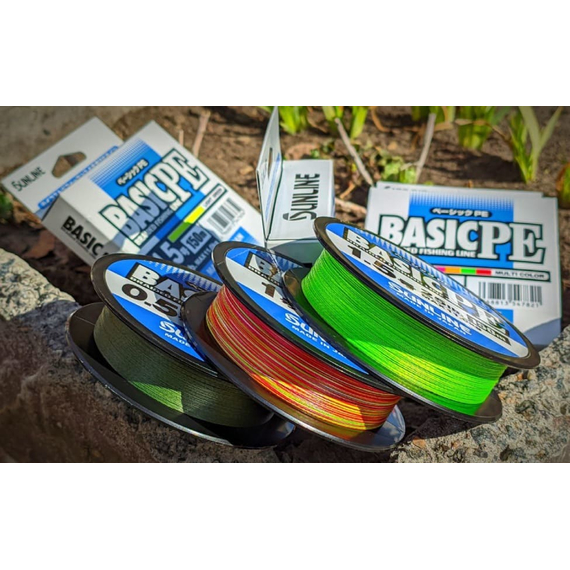 Шнур Sunline Basic PE HG 200m (мульти.) #1.0/0.171mm 16LB 7,7KG(Max), Диаметр: #1.0/0.171mm, Размотка: 200m, Выберите цвет: мультиколор, фото , изображение 7