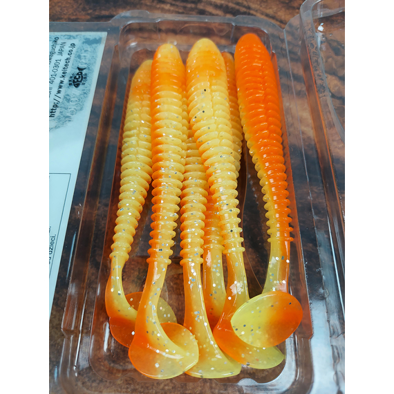 Силікон Keitech Swing Impact 4.5" (6 шт/упак), колір:pal#04 sun shine lemon, Довжина силікону: 4.5" (11.4 см), Колір силікону: PAL#04 Sun Shine Lemon, фото , изображение 6