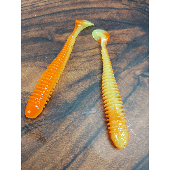 Силікон Keitech Swing Impact 4.5" (6 шт/упак), колір:pal#04 sun shine lemon, Довжина силікону: 4.5" (11.4 см), Колір силікону: PAL#04 Sun Shine Lemon, фото , изображение 7