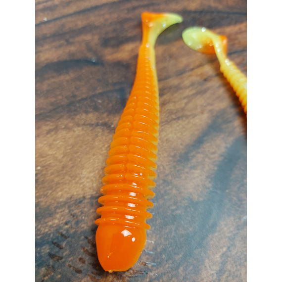 Силікон Keitech Swing Impact 4.5" (6 шт/упак), колір:pal#04 sun shine lemon, Довжина силікону: 4.5" (11.4 см), Колір силікону: PAL#04 Sun Shine Lemon, фото , изображение 8